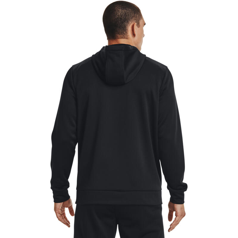 Capot Under Armour Fleece Full-Zip Hoodie, Noir, Hommes