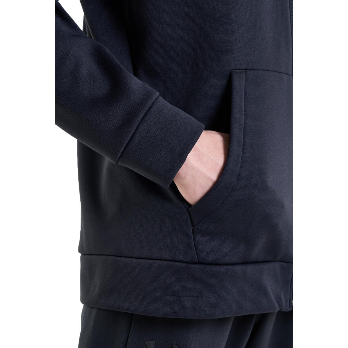 Kap Under Armour Fleece Full-Zip Hoodie, Zwart, Mannen 4/7