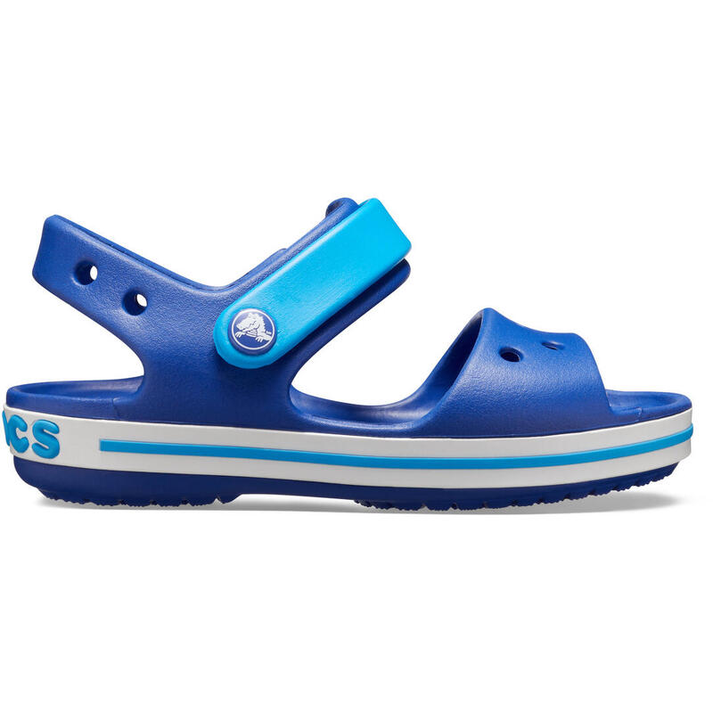 Des sandales Crocs Crocband, Bleu, Enfants