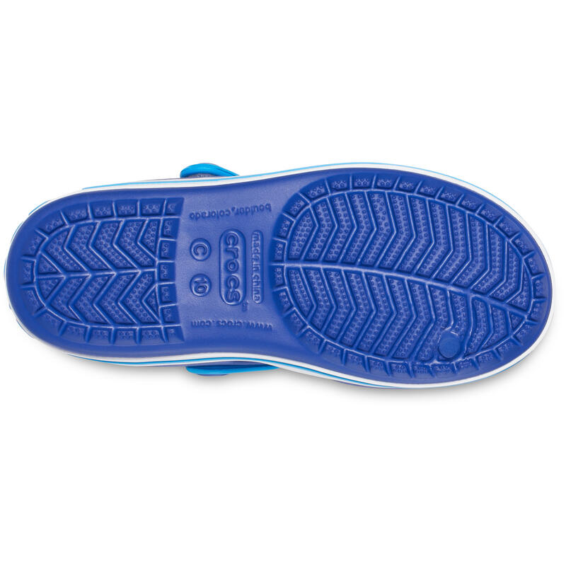 Des sandales Crocs Crocband, Bleu, Enfants
