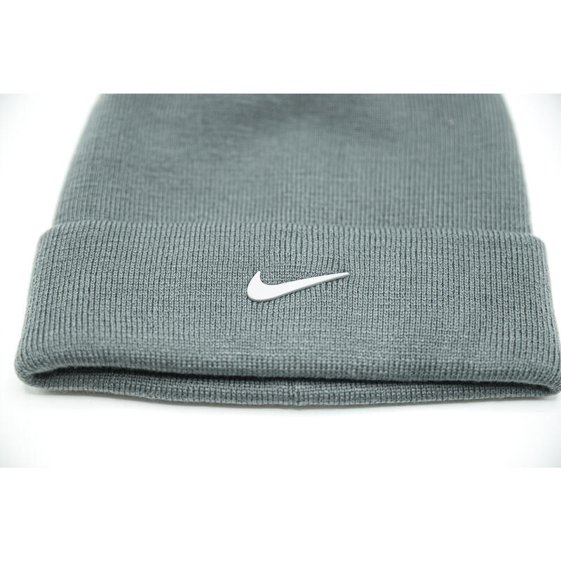 Fes copii Nike Peak Swoosh Beanie, Gri