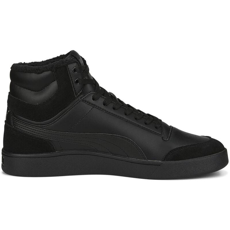 Ghete barbati Puma Shuffle Mid Fur, Negru