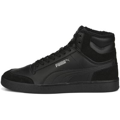 Botas Puma Shuffle Mid Fur, Negro, Hombre