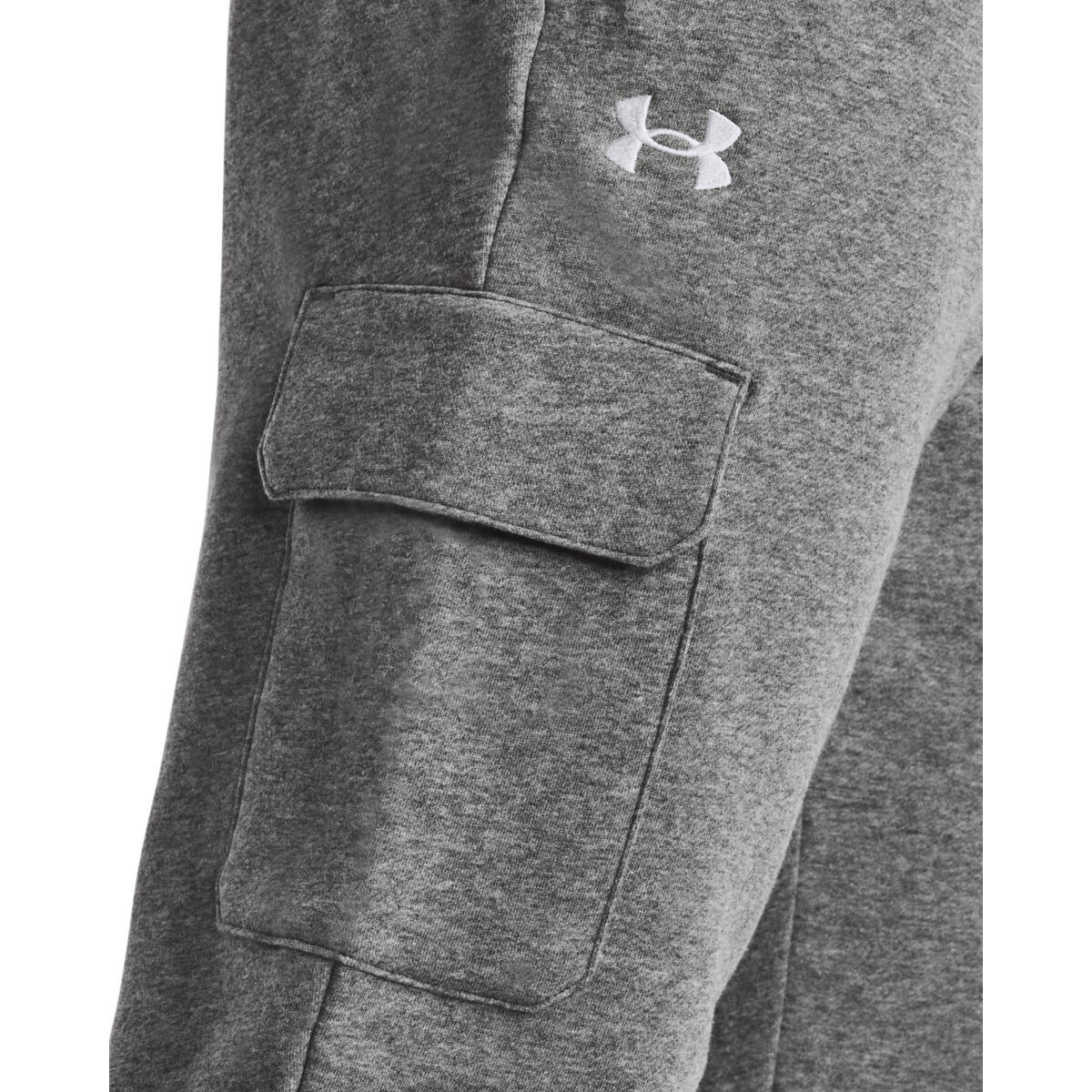 Pantalones Under Armour Rival Fleece Cargo, Gris, Hombre 4/4