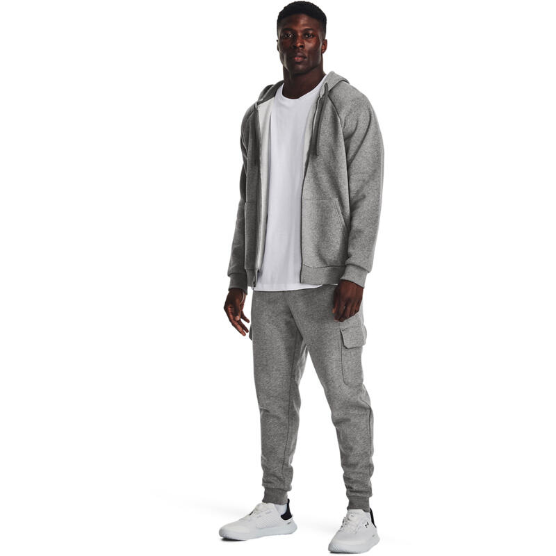Pantaloni barbati Under Armour Rival Fleece Cargo, Gri