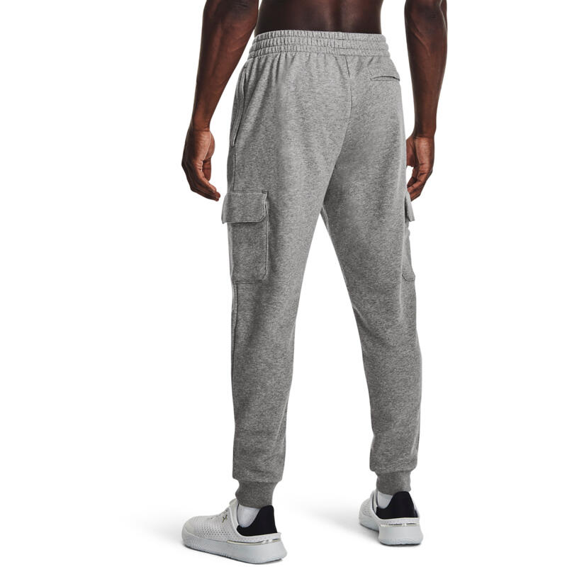 Pantalon Under Armour Rival Fleece Cargo, Gris, Hommes