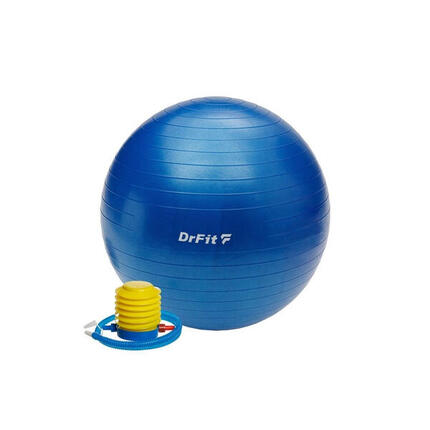 Piłka gimnastyczna gym ball do ćwiczeń gimnastycznych i fitness z pompką DrFit