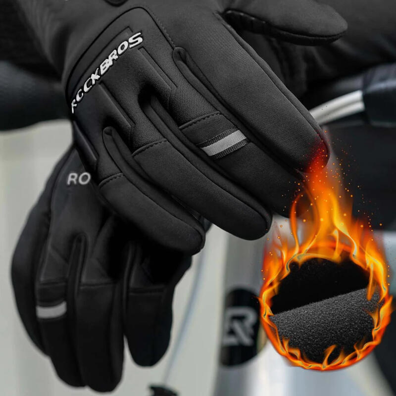 Rękawiczki rowerowe zimowe dla dorosłych Rockbros S317 4/5