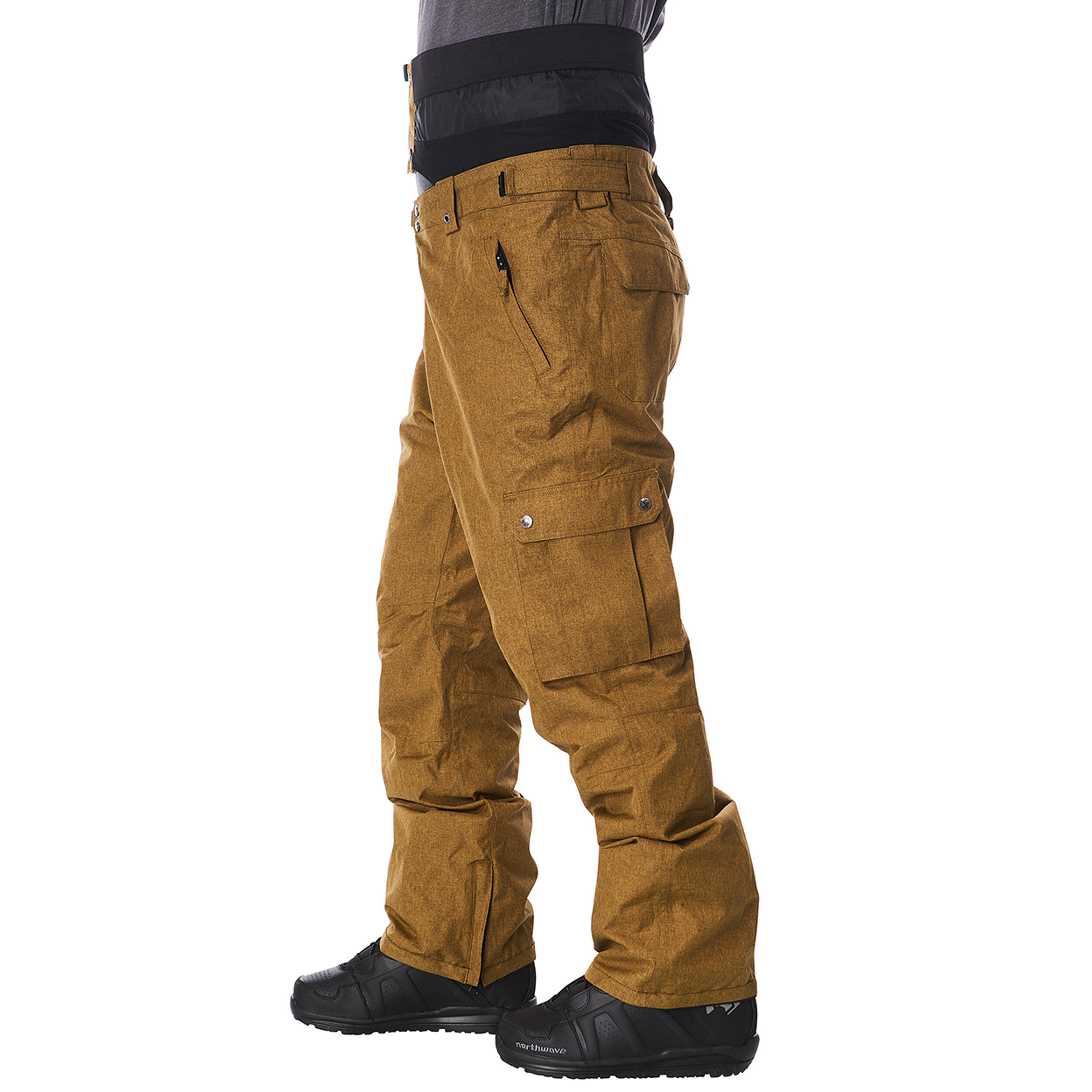 Ski-/Snowboardhose Herren - CARTEL EVO rubber 3/5