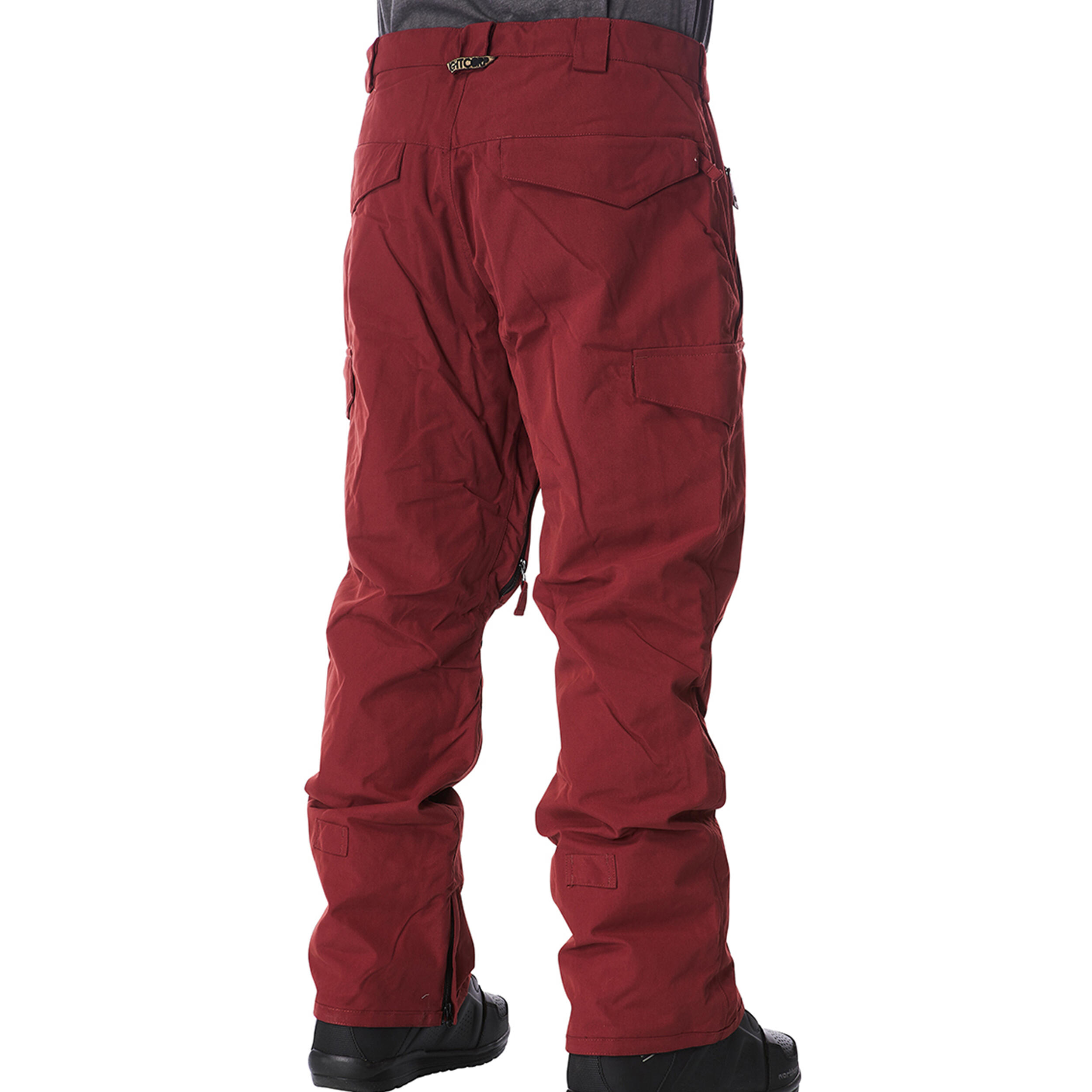 Ski-/Snowboardhose Herren - DAGGER bordeaux 2/5