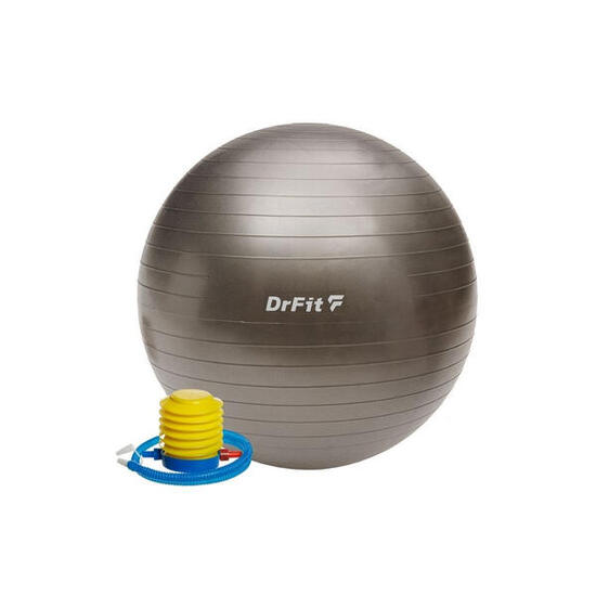 Piłka gimnastyczna gym ball do ćwiczeń gimnastycznych i fitness z pompką DrFit