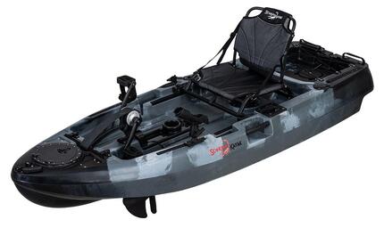 Kajak jednoosobowy wędkarski z napędem nożnym Scorpio kayak Pedal fish 8