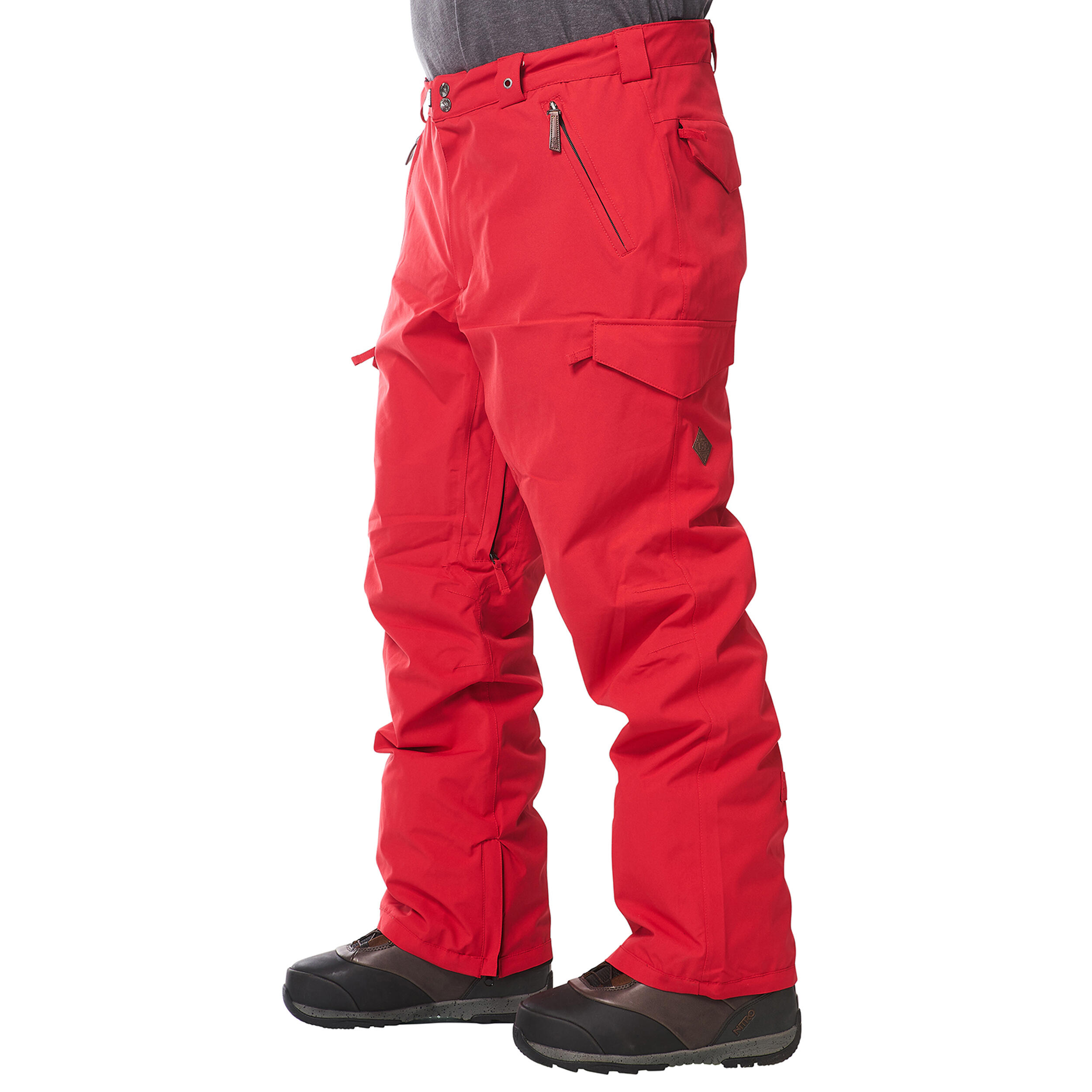 Ski-/Snowboardhose Herren - DAGGER red 2/5