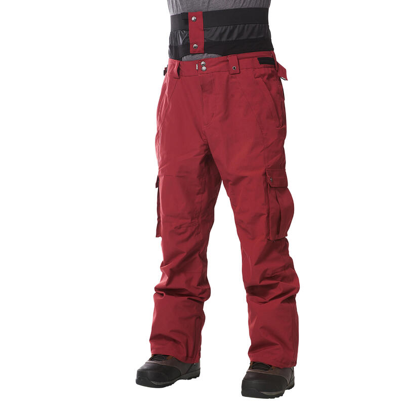 Ski-/Snowboardhose Herren - CARTEL EVO burgundy