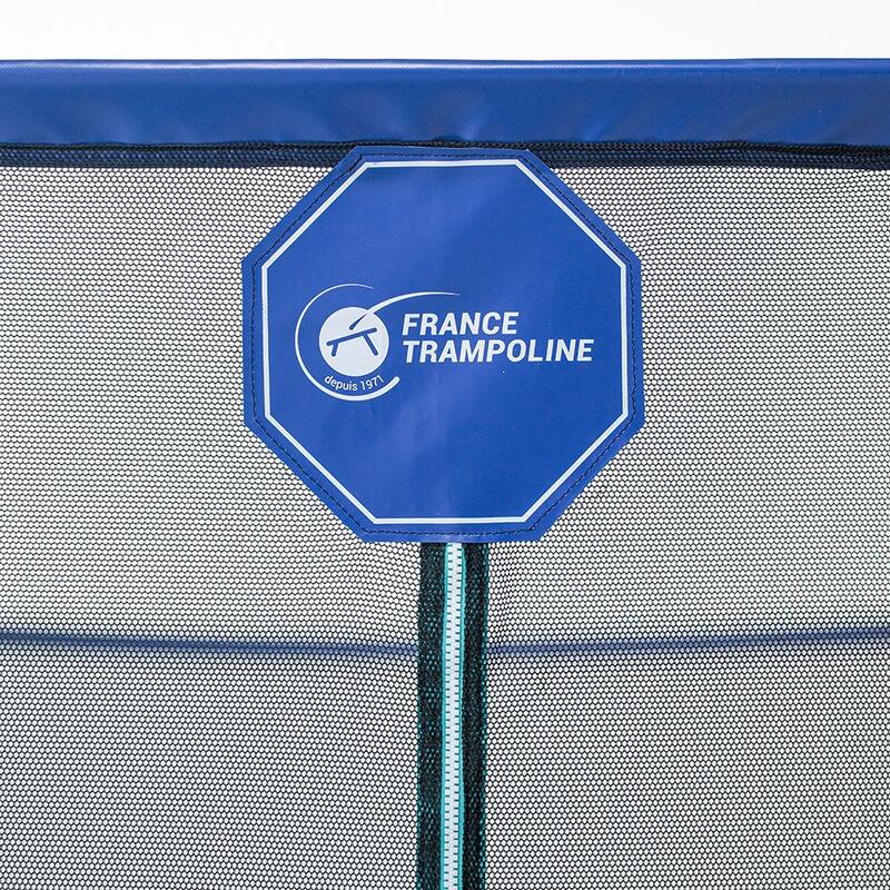 Trampoline Octopulse 460cm - Filet de Protection, Echelle + Kit d'ancrage