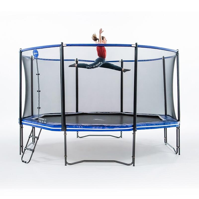 Octopulse Trampoline 460cm - Veiligheidsnet, Ladder + Verankeringsset