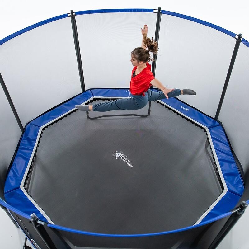 Octopulse Trampoline 460cm - Veiligheidsnet, Ladder + Verankeringsset