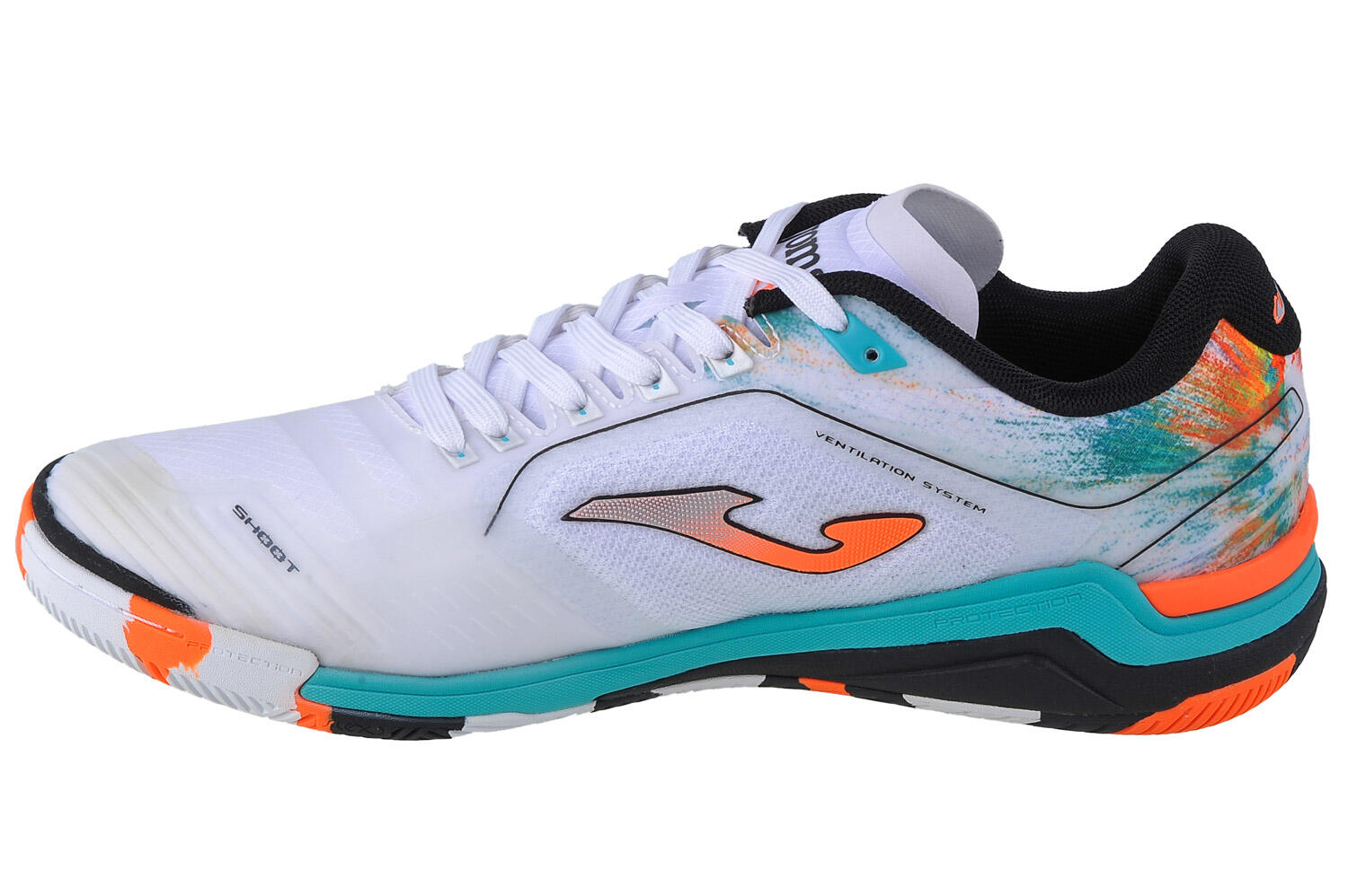 Scarpe da calcio Uomo Joma Invicto 23 Indoor bianco 2/4