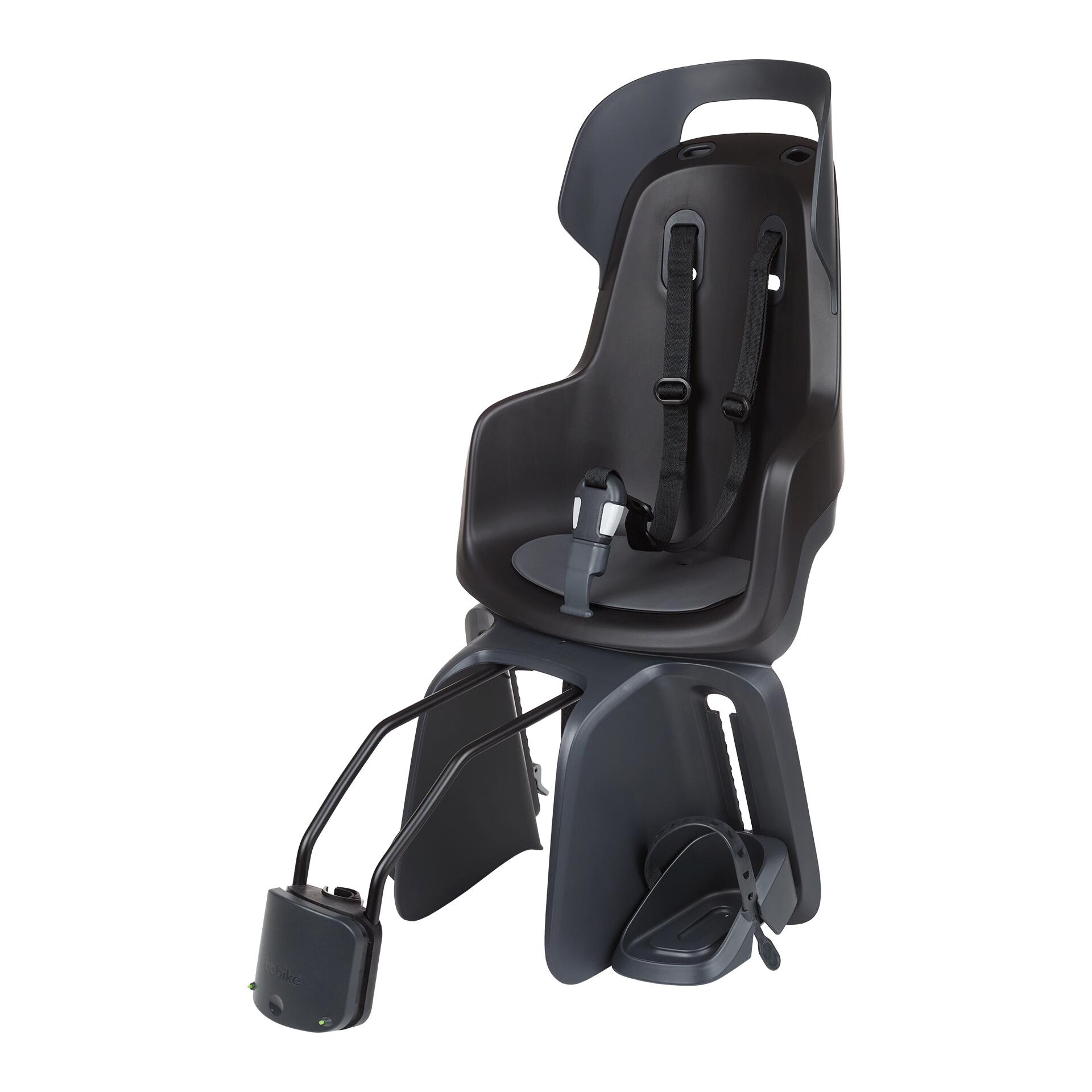 BOBIKE Fahrradkindersitz Hinten Rahmen GO Schwarz