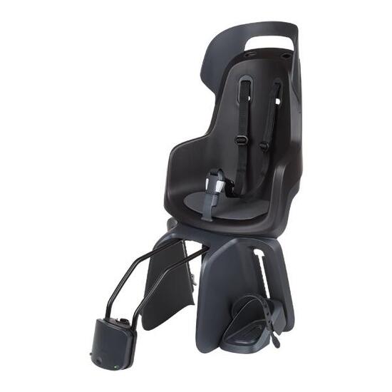 Siège arrière pour vélo GO à monter sur le cadre Noir