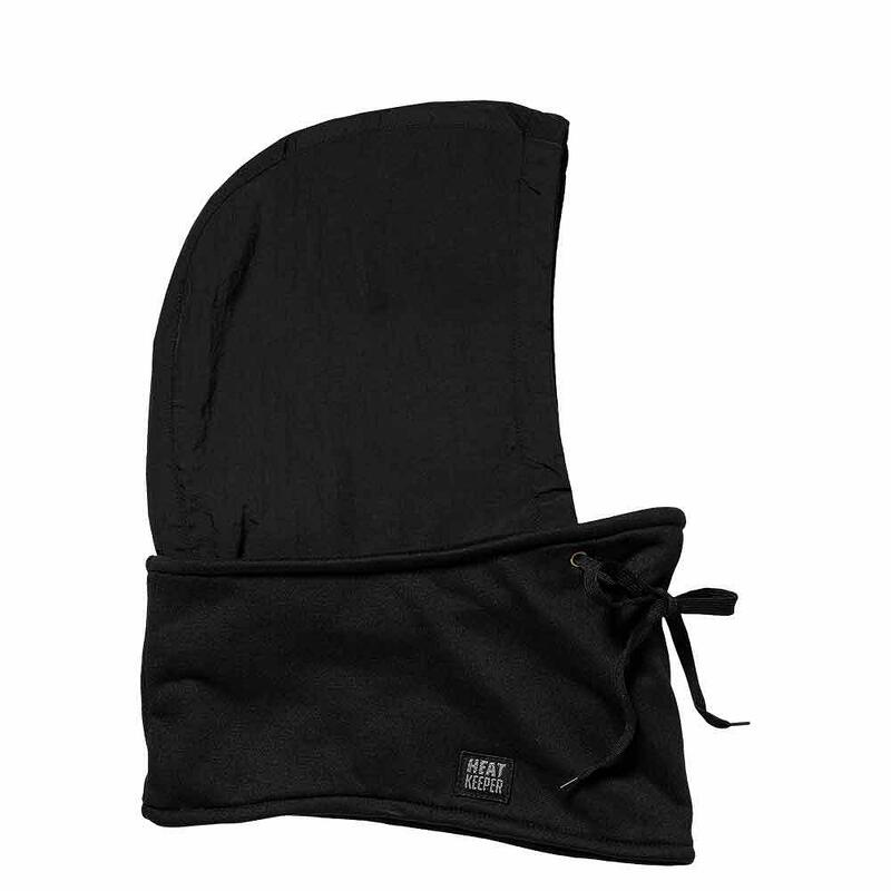 Heatkeeper Cagoule Thermo Fleece imperméable Noir