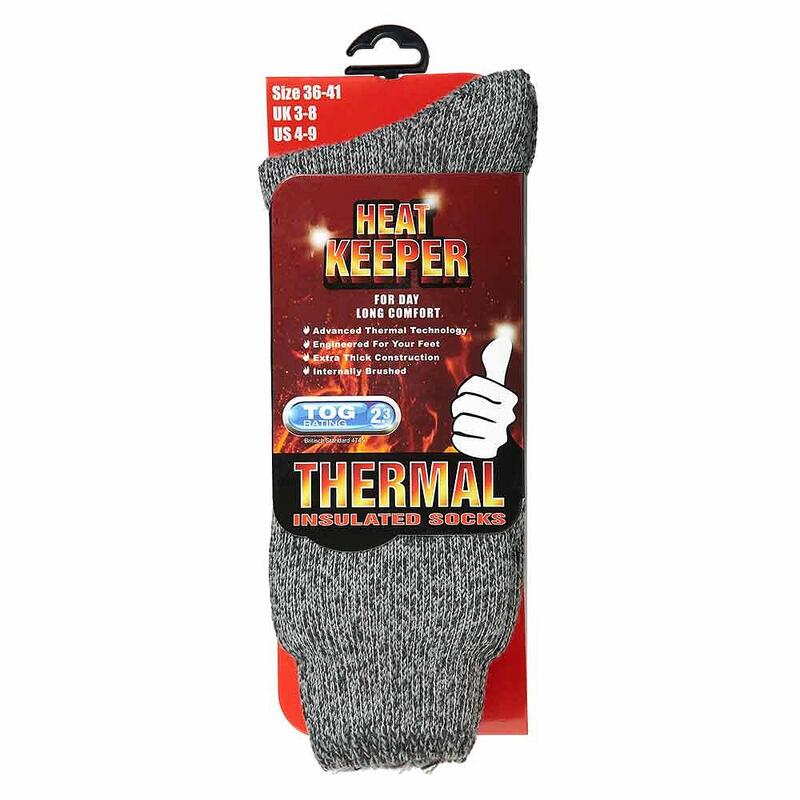 Heat Keeper Dames Thermo Sokken Medium Grey