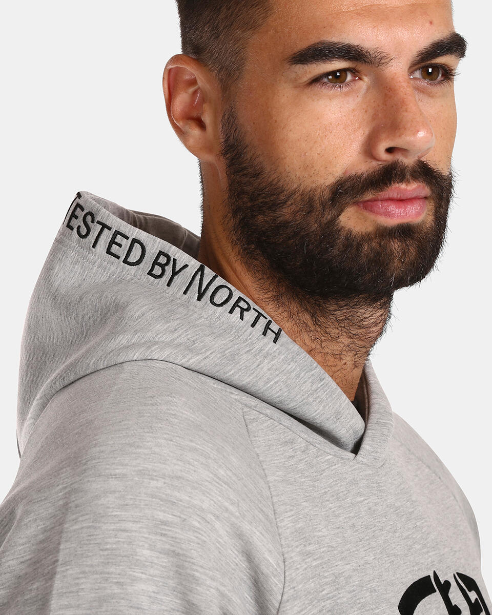 Sweat à capuche en coton pour hommes Kilpi FJELA-M 4/5
