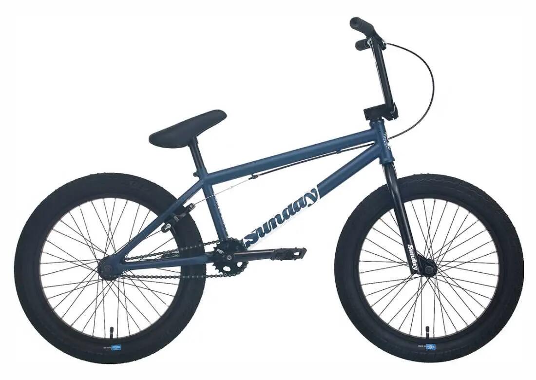 Rower BMX Sunday Blueprint 20 cali black with pink tires 25T