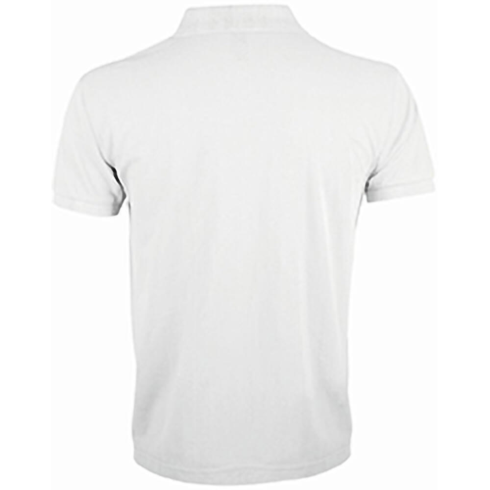 Polo manches courtes PRIME Homme (Blanc) 2/4