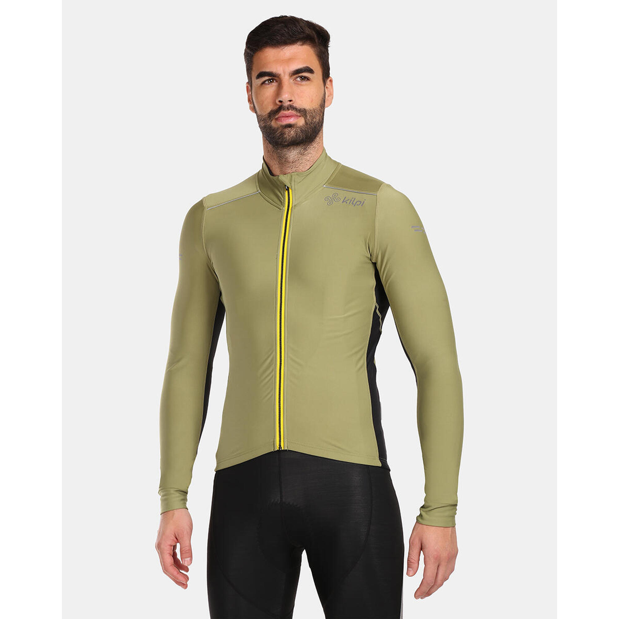 Kilpi - Maillot Cycliste Homme À Manches Longues Kilpi Campos-m - Maillot Manches Longues - Vert - 40 M - Decathlon