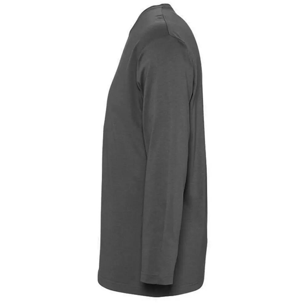 Monarch Longsleeve TShirt, Langarm Herren Dunkelgrau 3/4