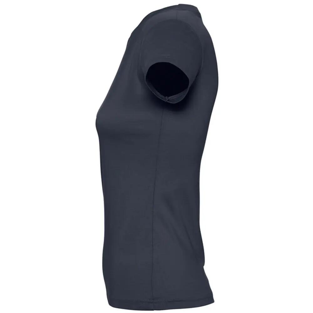 Imperial TShirt, Kurzarm, Rundhalsausschnitt Damen Mausgrau 3/4