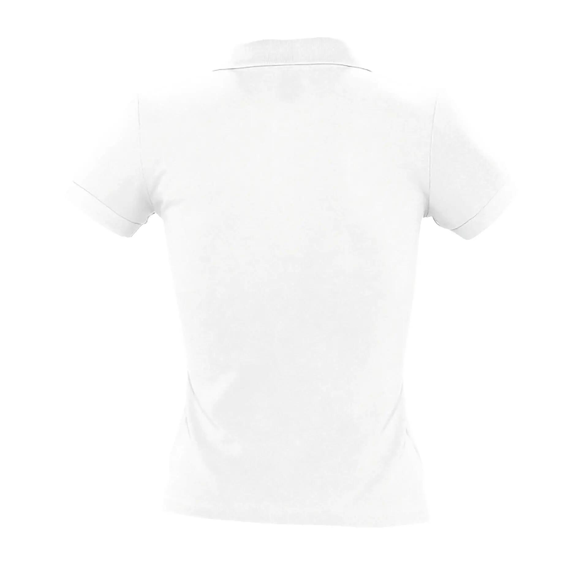 People PoloShirt, Kurzarm Damen Weiß 3/5