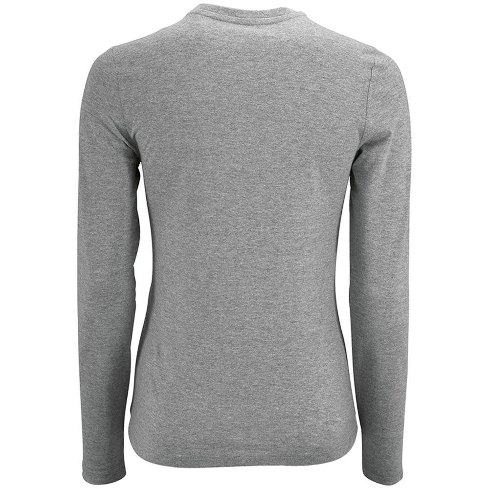 TShirt Imperial, langärmlig Damen Grau meliert 2/4