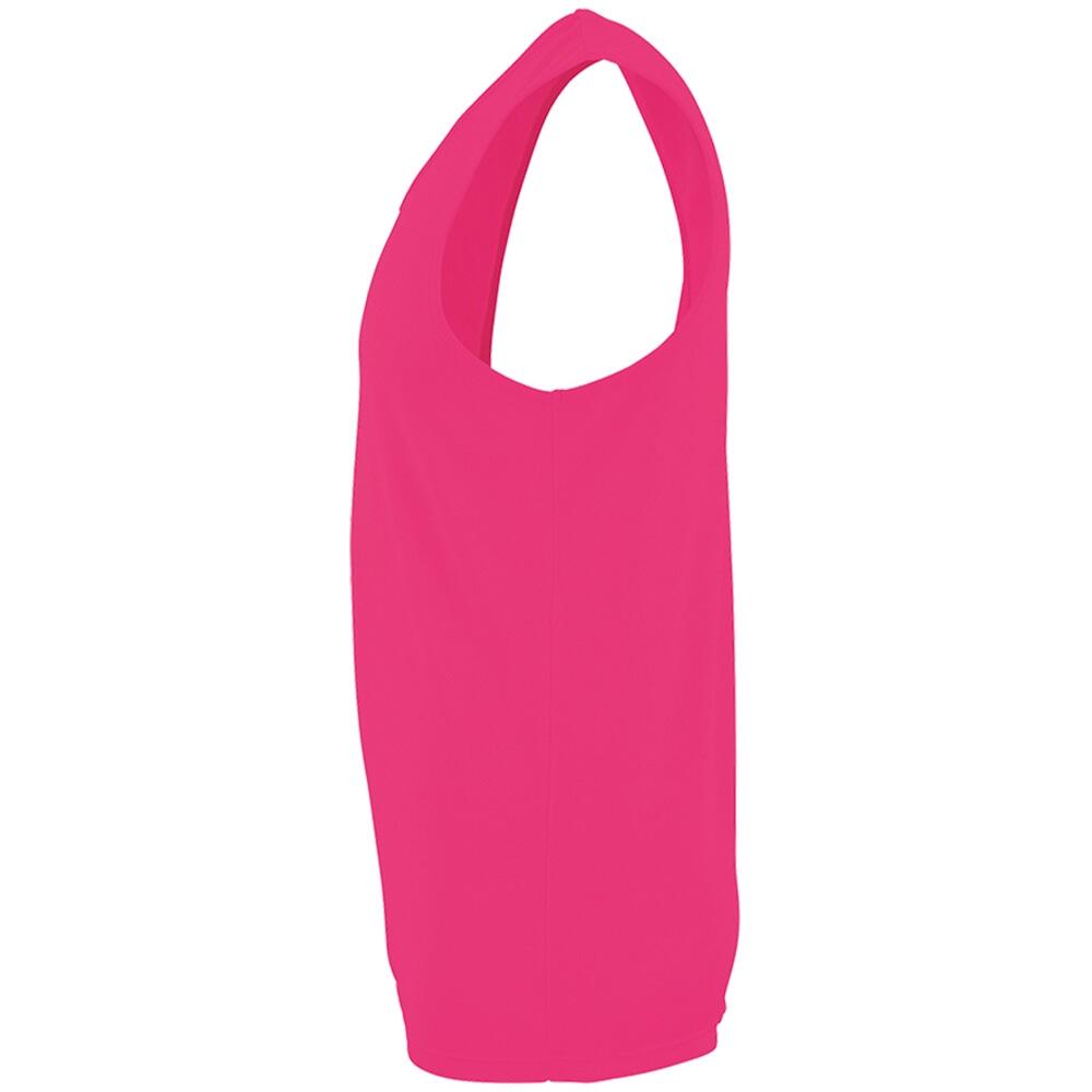 Débardeur PERFORMANCE Homme (Rose fluo) 3/4