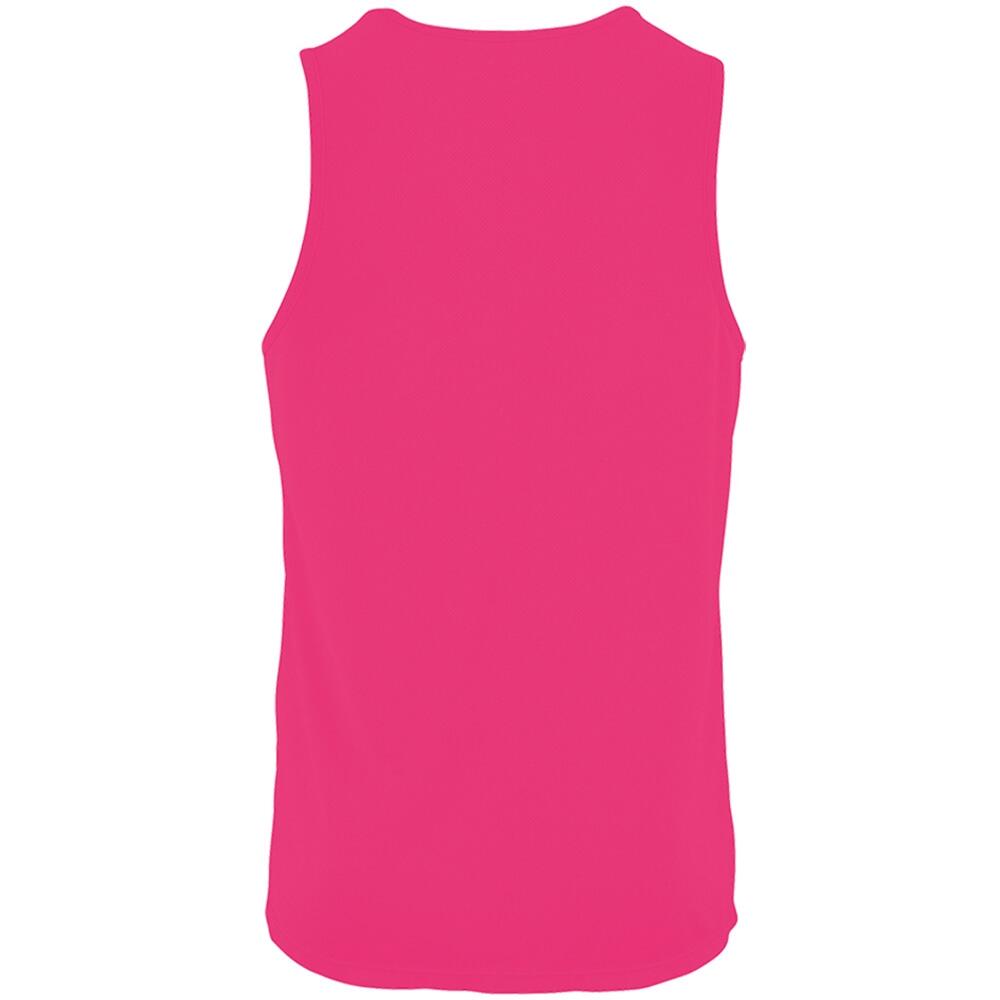 Débardeur PERFORMANCE Homme (Rose fluo) 2/4