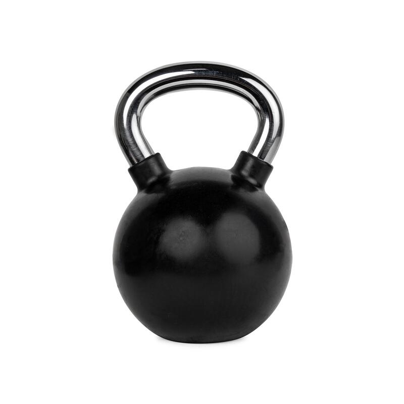 Kettlebell – Gummi/Chrom - Fitness