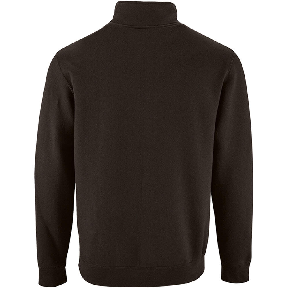Stan Kontrast Zip Sweatshirt Herren Schwarz 2/4