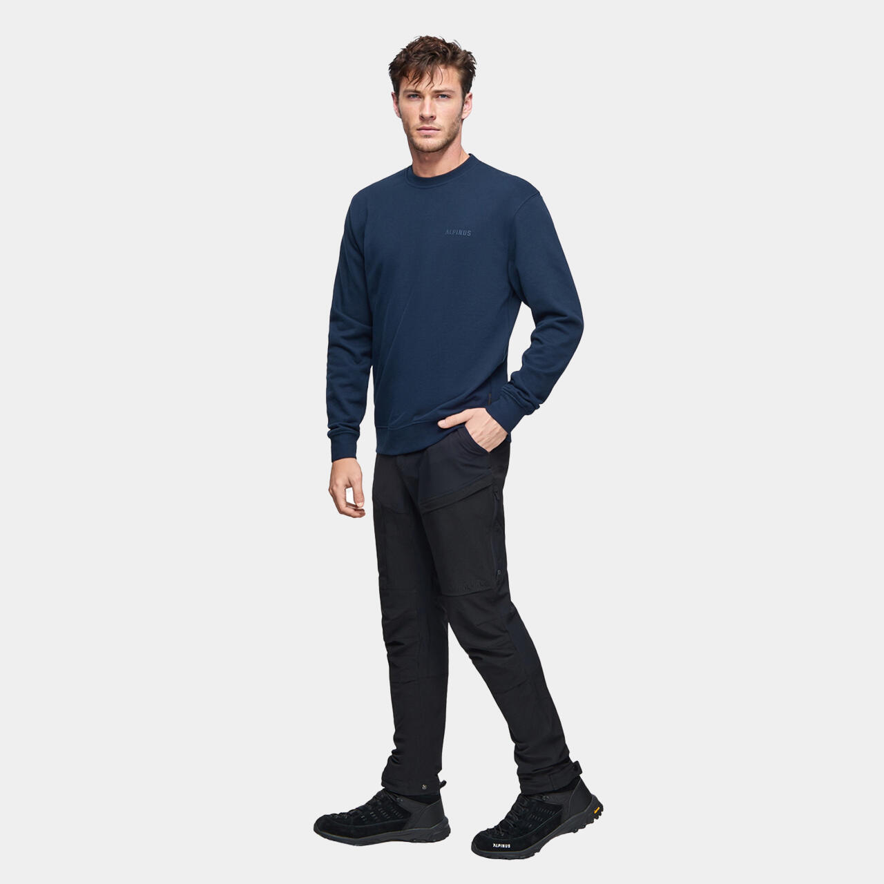 Trekking fleece voor heren Alpinus Bellagio 3/7