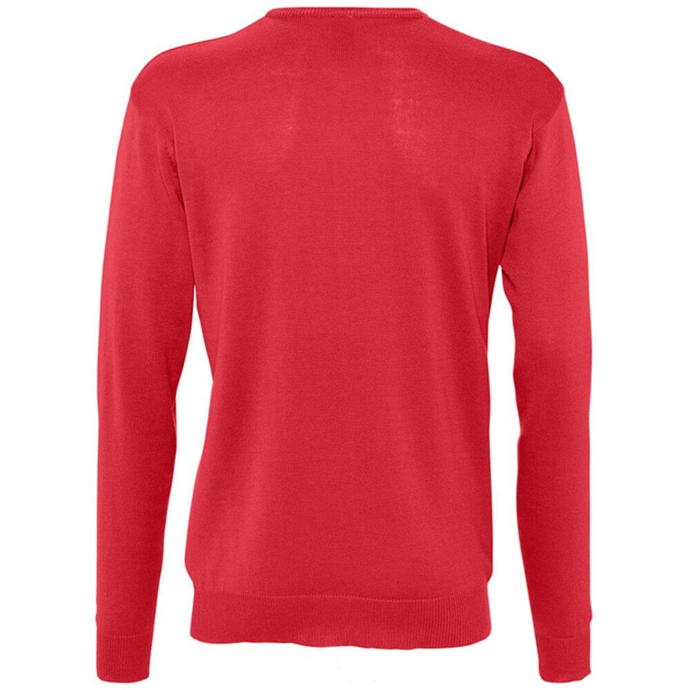 Galaxy Pull à col en V Homme (Rouge) 2/5