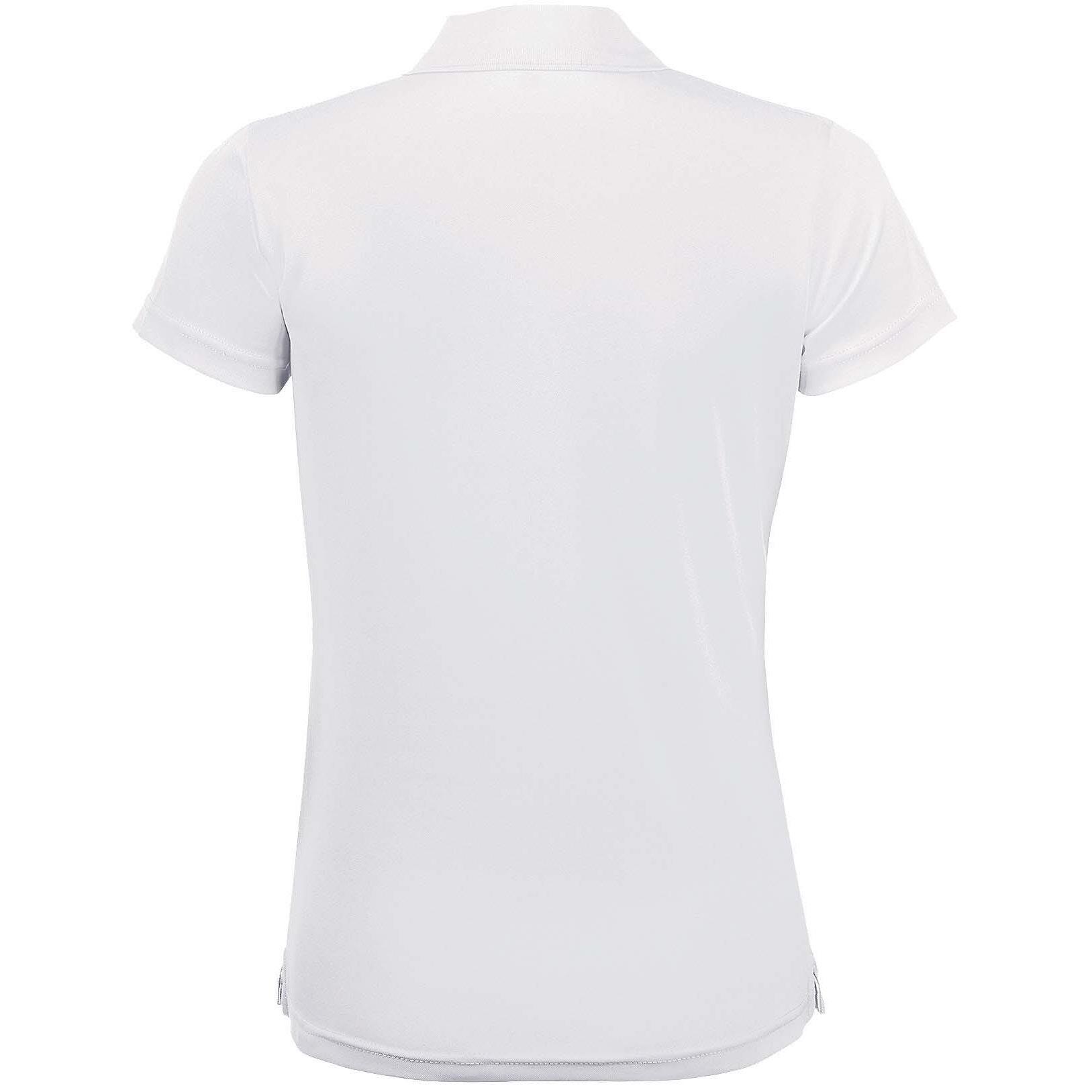 Performer Pique PoloShirt, Kurzarm Damen Rot 3/5