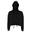 OversizeKapuzenpullover in CropLänge Damen Schwarz