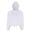 OversizeKapuzenpullover in CropLänge Damen Weiß