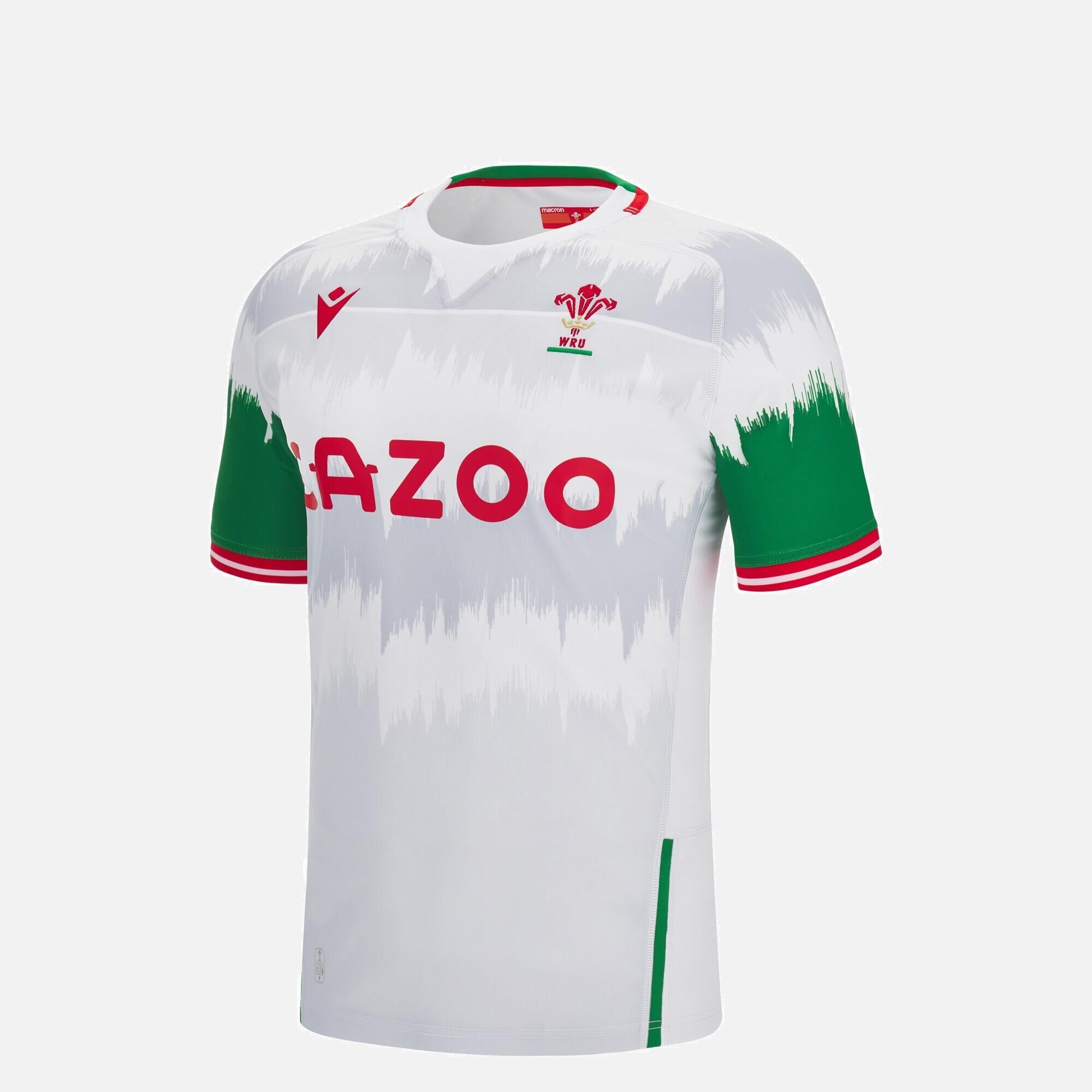 MACRON Macron Wales Rugby WRU 22/23 Kids AWAY PATHWAY Rugby SHIRT