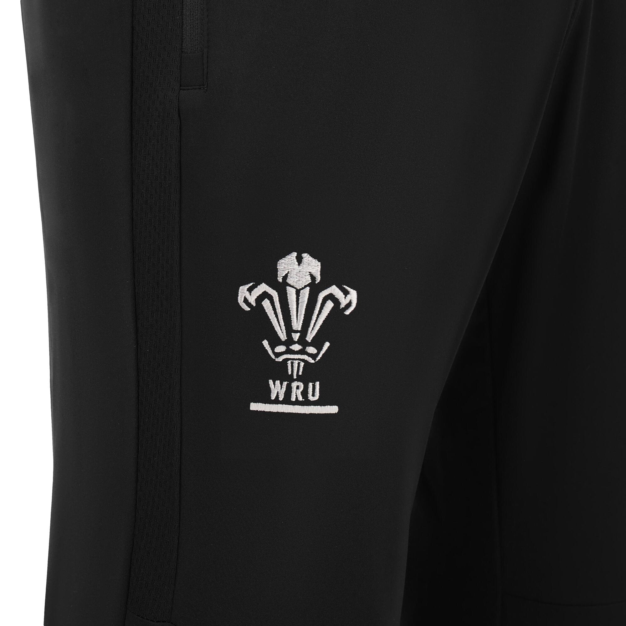 Macron Wales Rugby WRU 22/23 Mens TRAINING FITTED PANTS 3/5