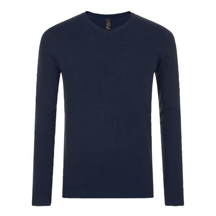 Pull col V GLORY Homme (Bleu marine)