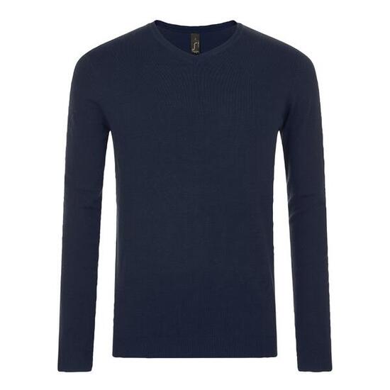 Pull col V GLORY Homme (Bleu marine)
