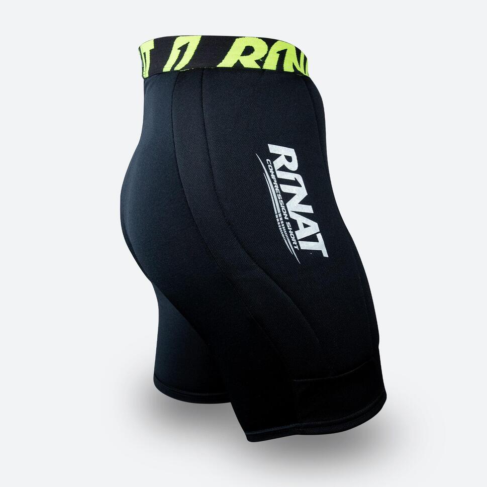 Piłkarskie spodenki bramkarskie PADDED COMPRESSION SHORT Dziecięce Czarny