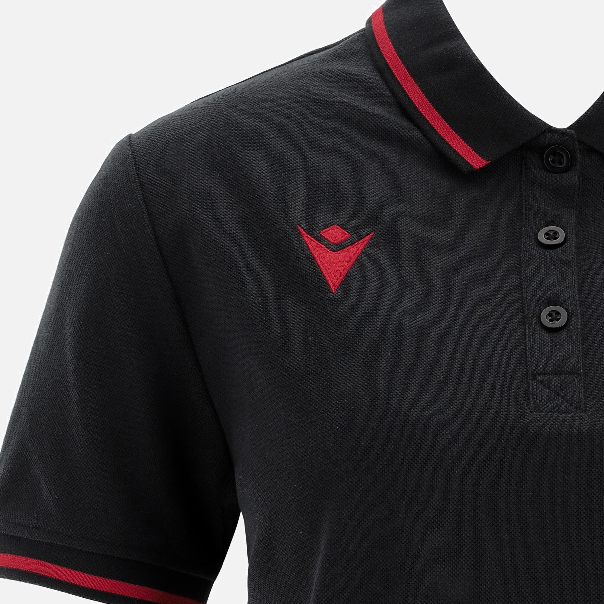 Wales Rugby WRU 21 Womens POLO Shirt 3/4