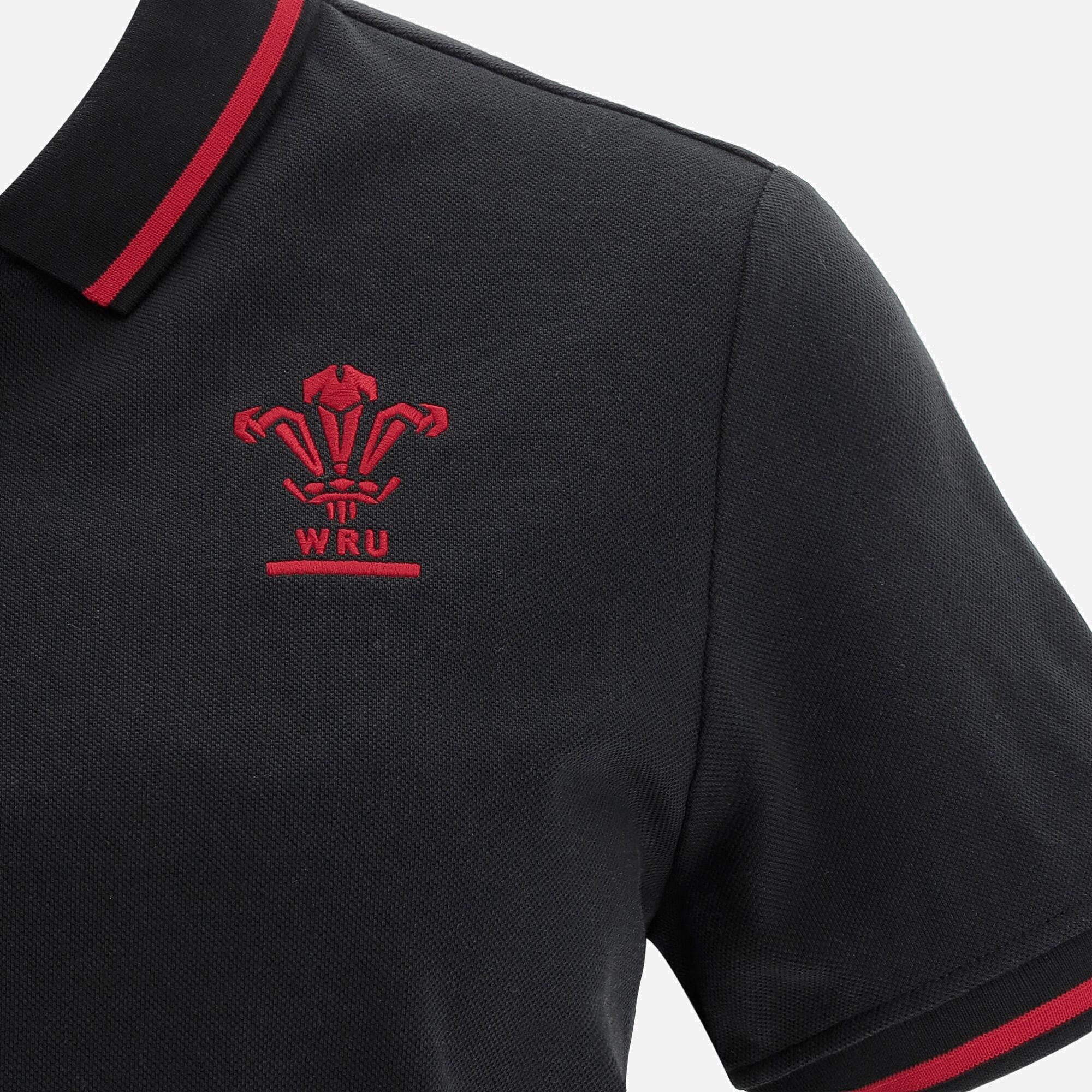 Macron Wales Rugby WRU 21 Womens POLO SHIRT 4/4